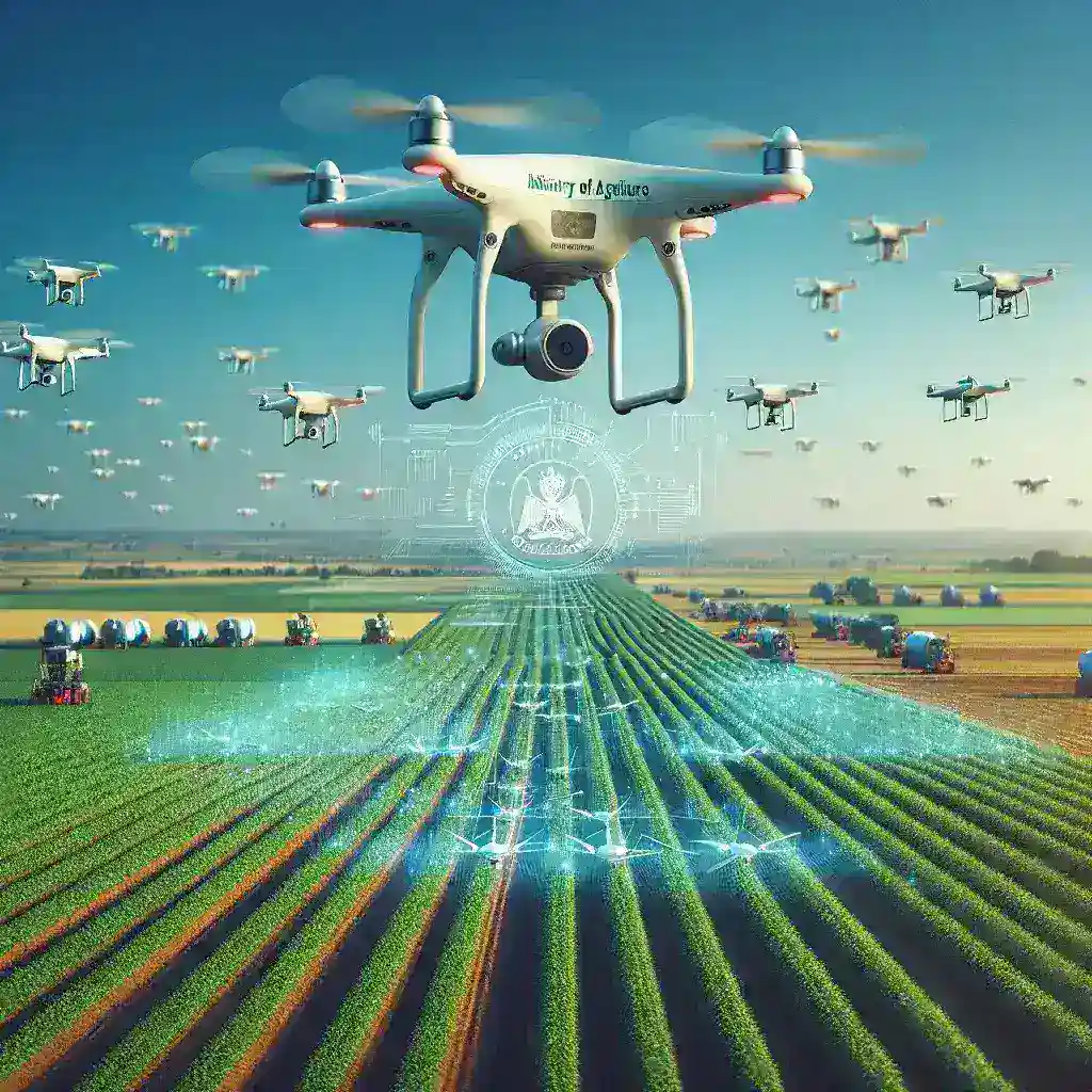 Kementerian Pertanian Gunakan Drone AI untuk Monitoring Lahan Pangan Strategis